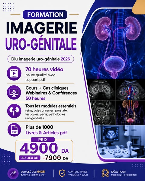 FORMATION IMAGERIE URO-GÉNITAL IRM TDM ÉCHOGRAPHIE